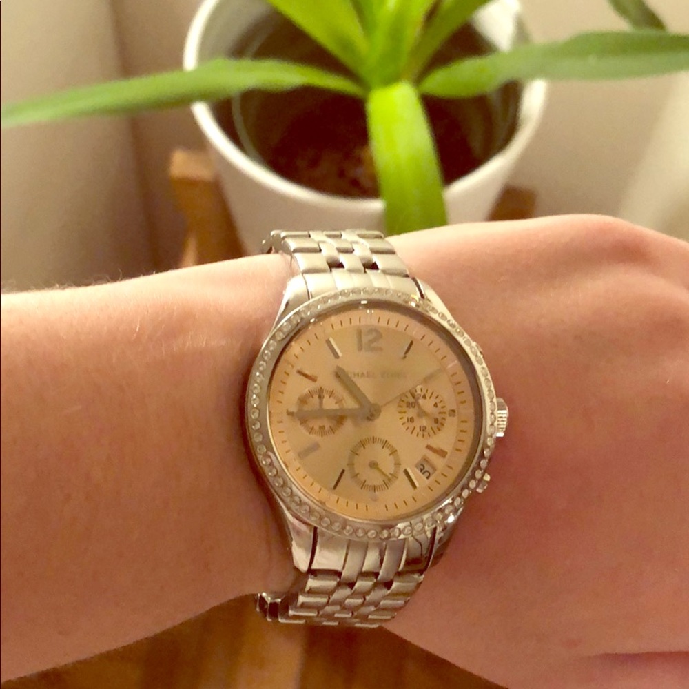 Michael Kors silver watch